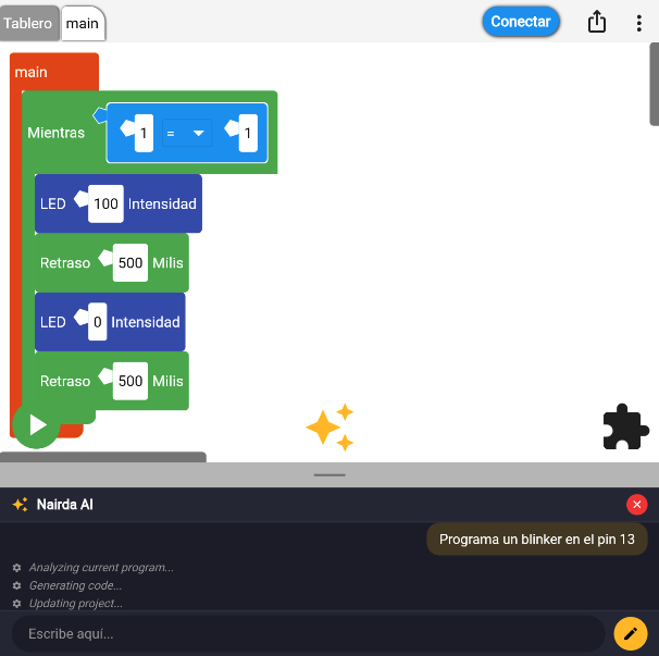 Nairda AI genera los bloques