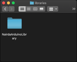 Carpeta de librerías de Arduino