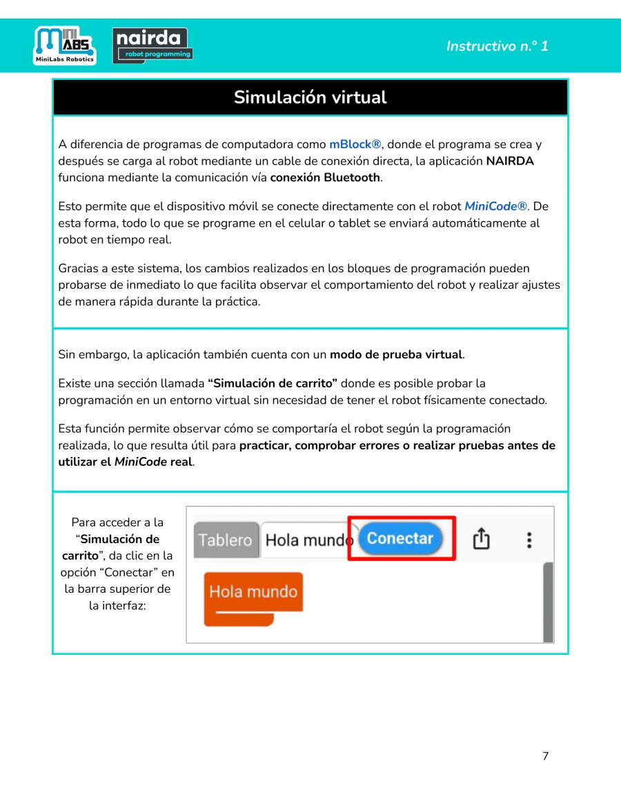 Página 7 — Simulación virtual