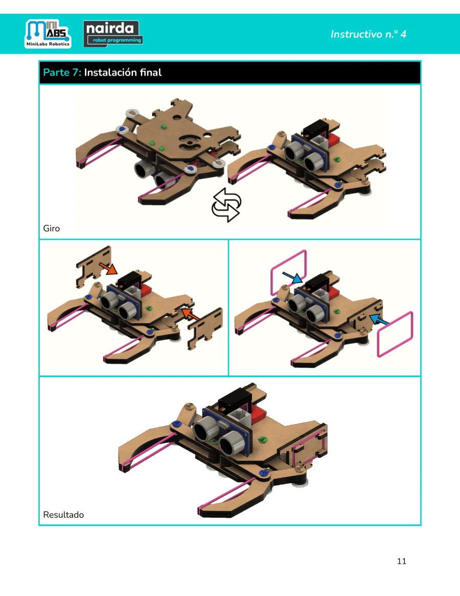 Página 11 — Instalación final